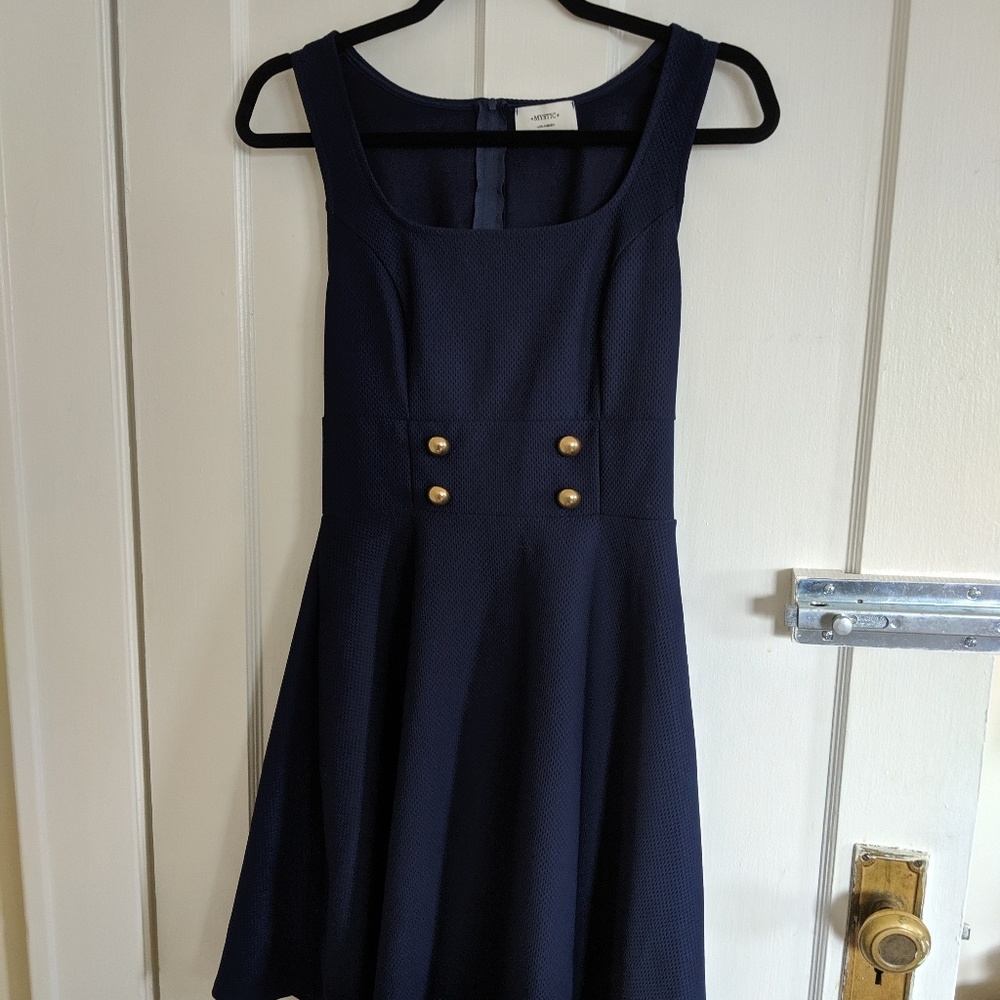 Mystic Delightfully Charming Dress in Navy in M